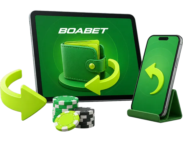 BoaBet cashback laptopon és táblagépen