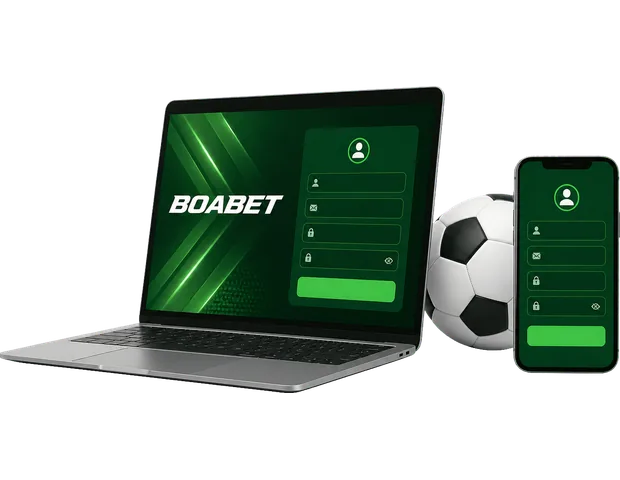 BoaBet regisztráció laptopon és mobilon